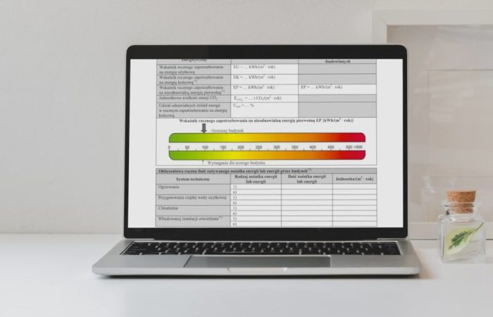 świadectwo charakterystyki energetycznej